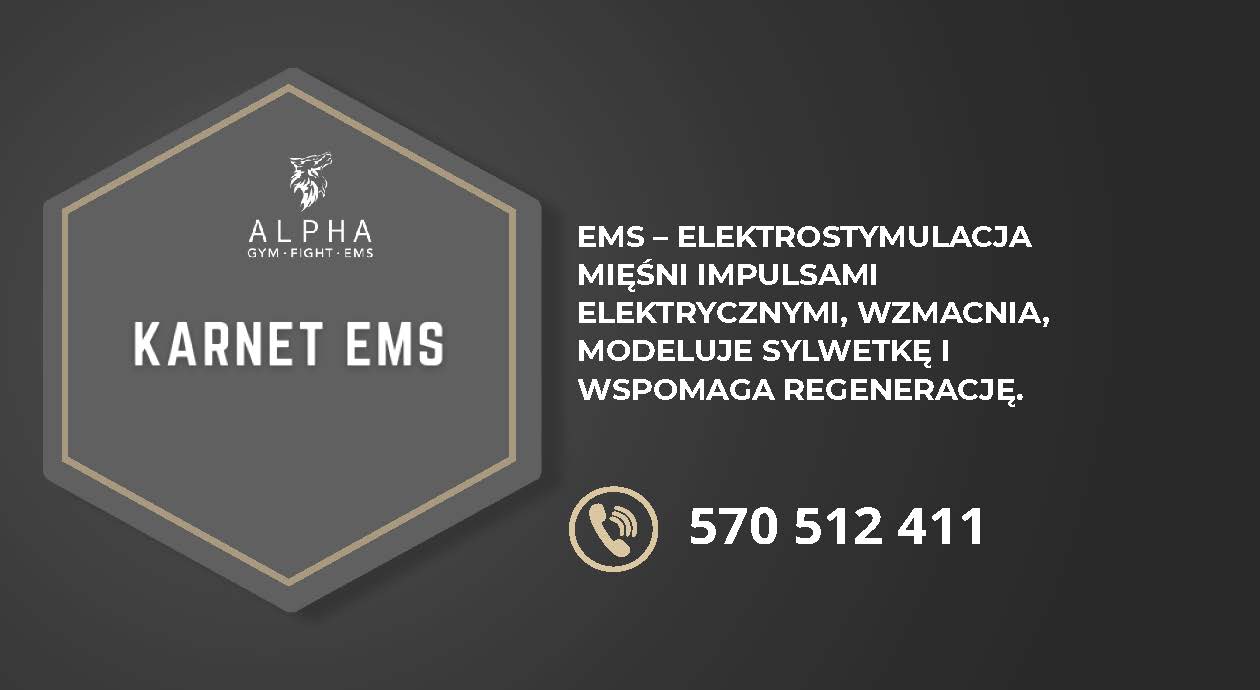 Karnet EMS – przód